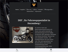 Tablet Screenshot of dkf-bikes.com